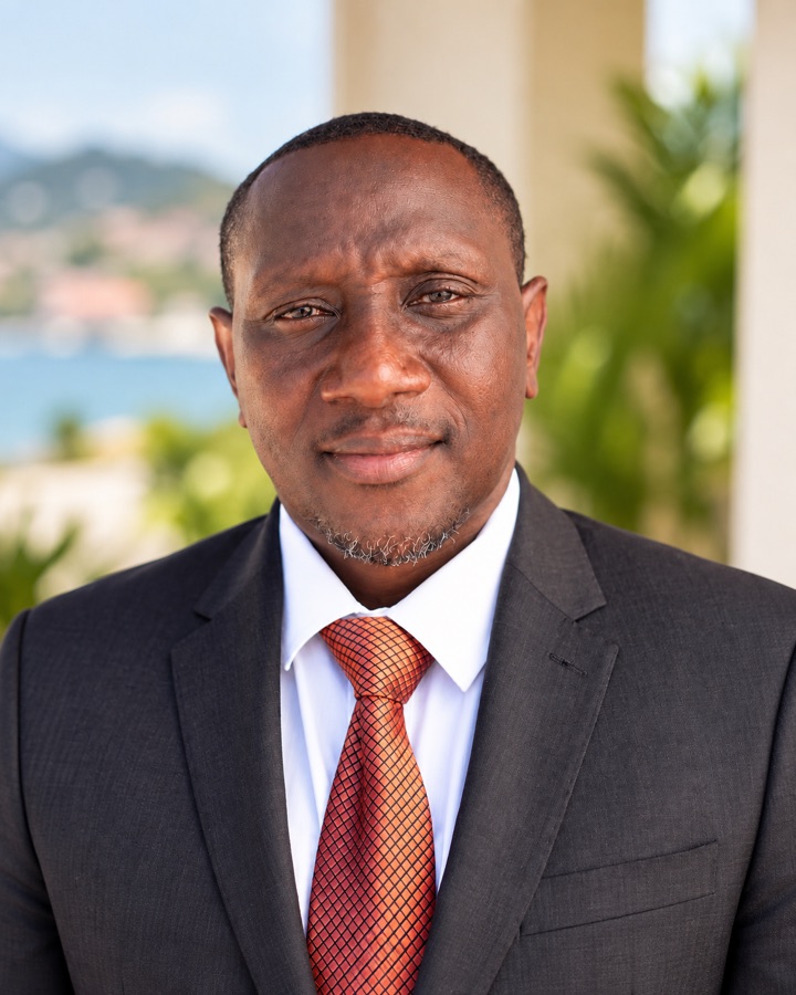 Devon Matthew, Managing Director of Real Property Grenada, in St. George’s